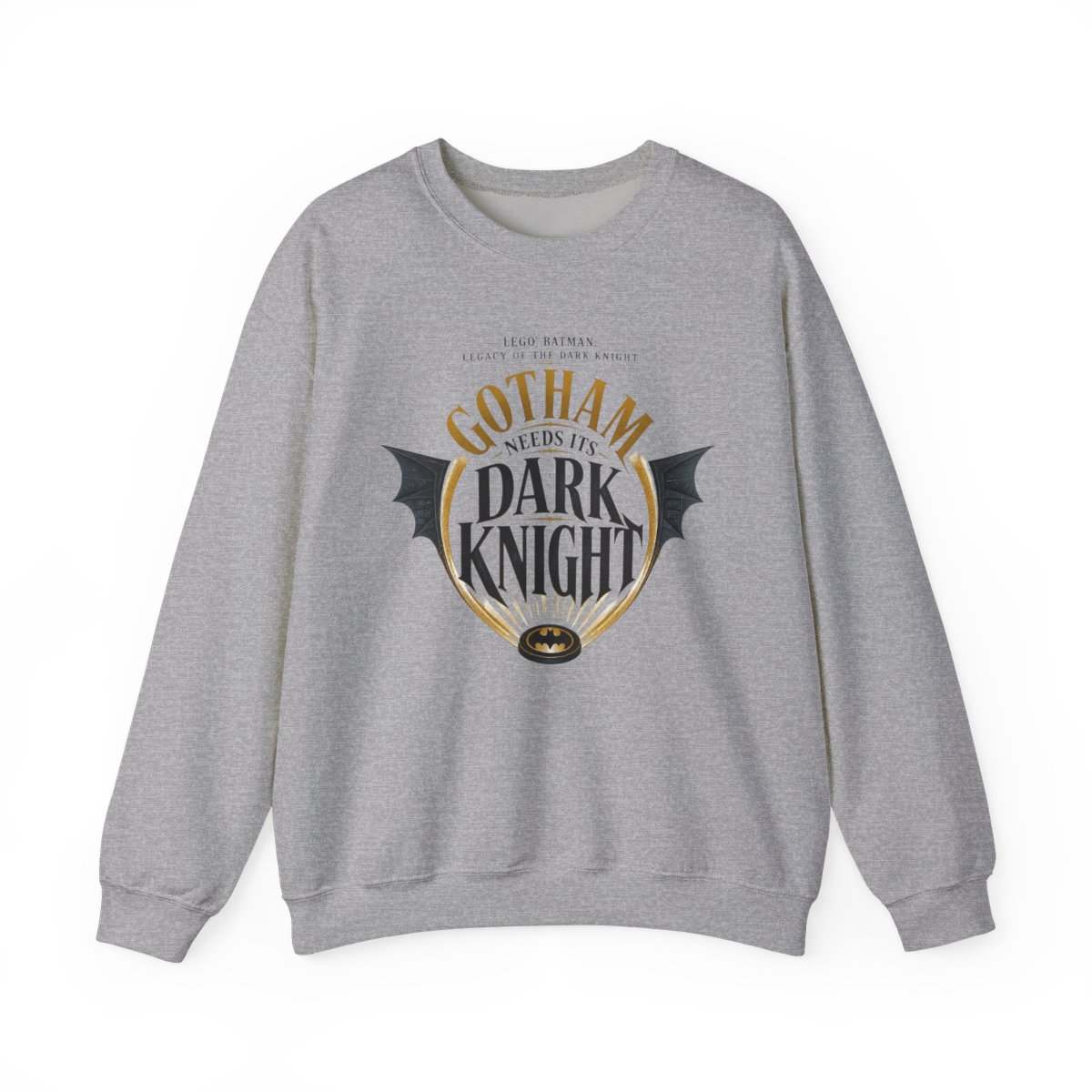 LEGO Batman: Legacy of the Dark Knight "Gotham Needs Its Dark Knight" Crewneck