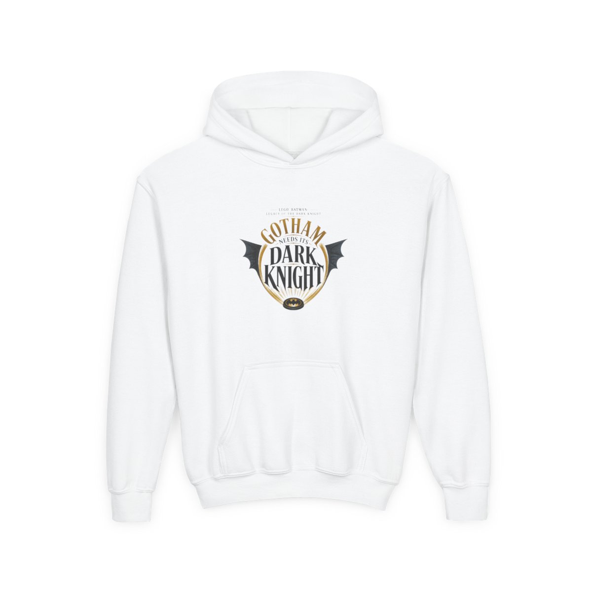 LEGO Batman: Legacy of the Dark Knight "Gotham Needs Its Dark Knight" Hoodie (Kids)