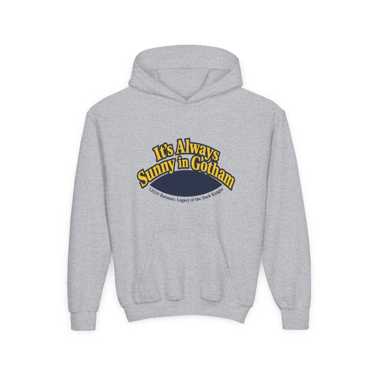 LEGO Batman: Legacy of the Dark Knight "Always Sunny in Gotham" Hoodie 2 - alternate angle 2, merchandise
